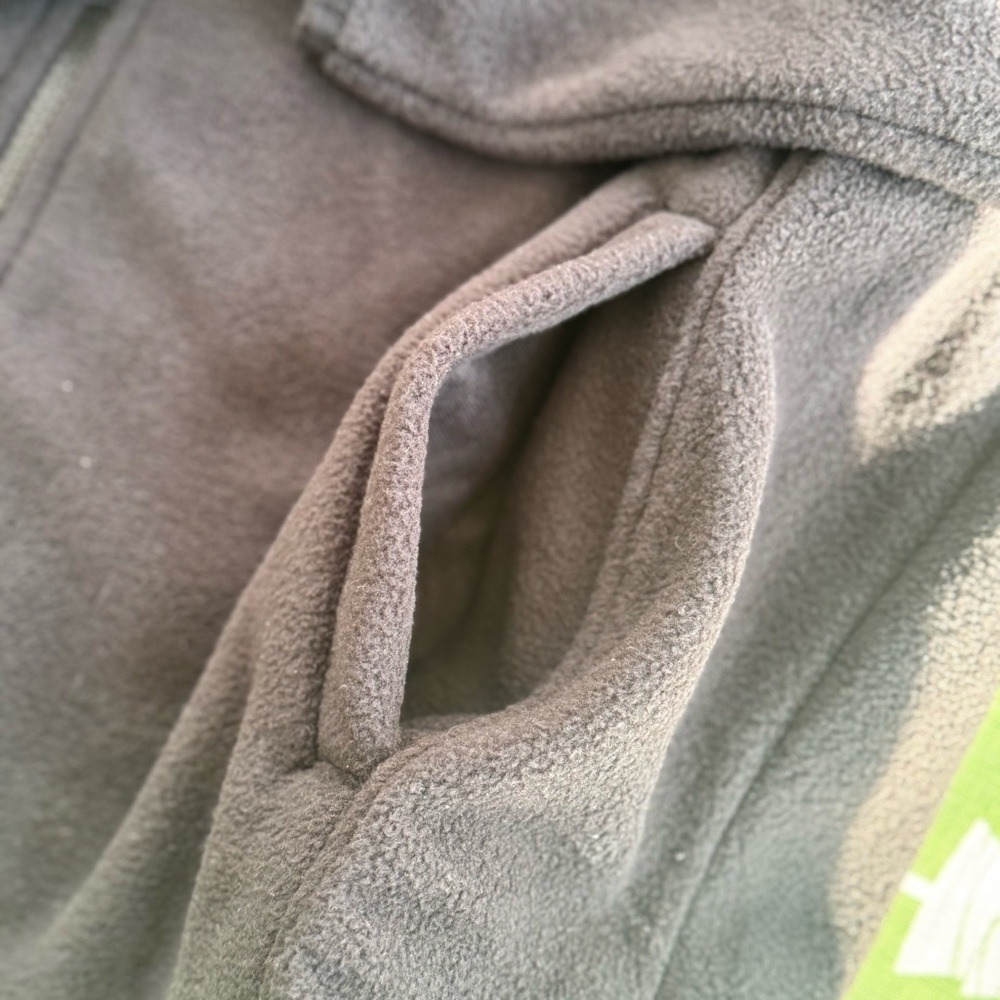 NWT Ozark Trail Men’s Full Zip Fleece Jacket Black Size Large L Polar Soft Warm - Picture 7 of 11